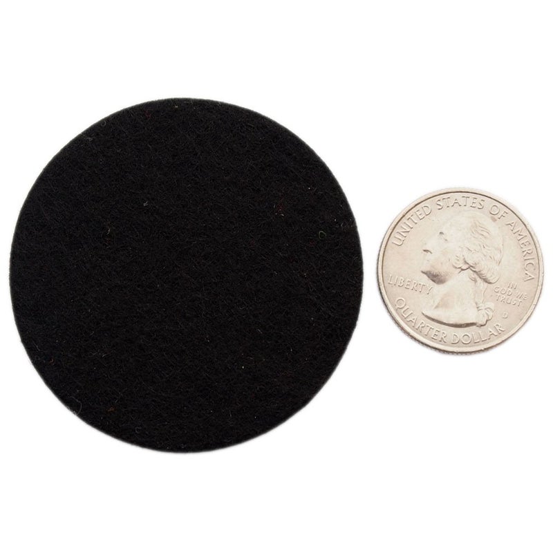 Playfully Ever After 2 Inch Black 58pc Stiff Felt Circles - Image 2
